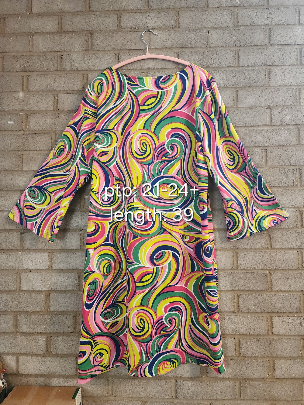 Swirl-Print Midi Dress in Multicolor - Picture 4 of 4